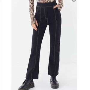 Urban Outfitters contrast stitch flare pants